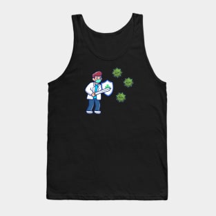 Doctor fight corona virus Tank Top